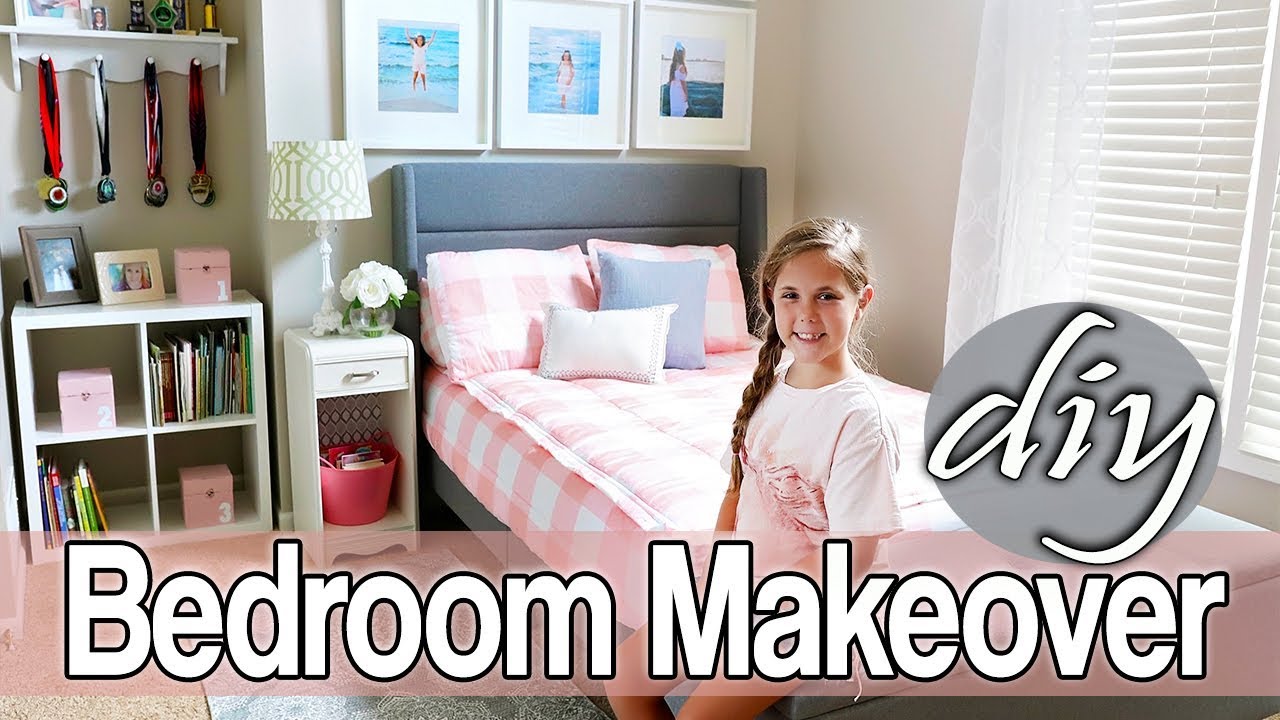 Extreme Bedroom Makeover 🌟 Girls Room Remodel Decorating on a Budget