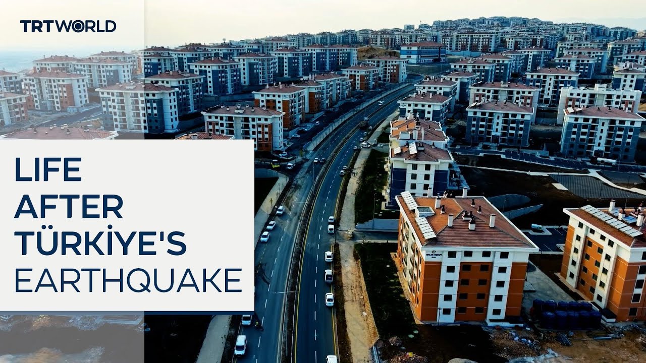 Families return to earthquake-resistant houses in Hatay