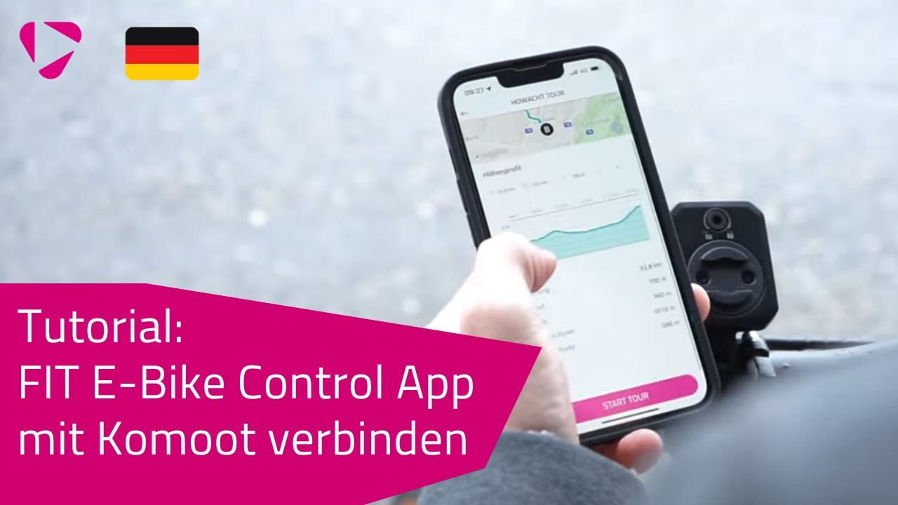 Tutorial: FIT E-Bike Control App mit Komoot verbinden