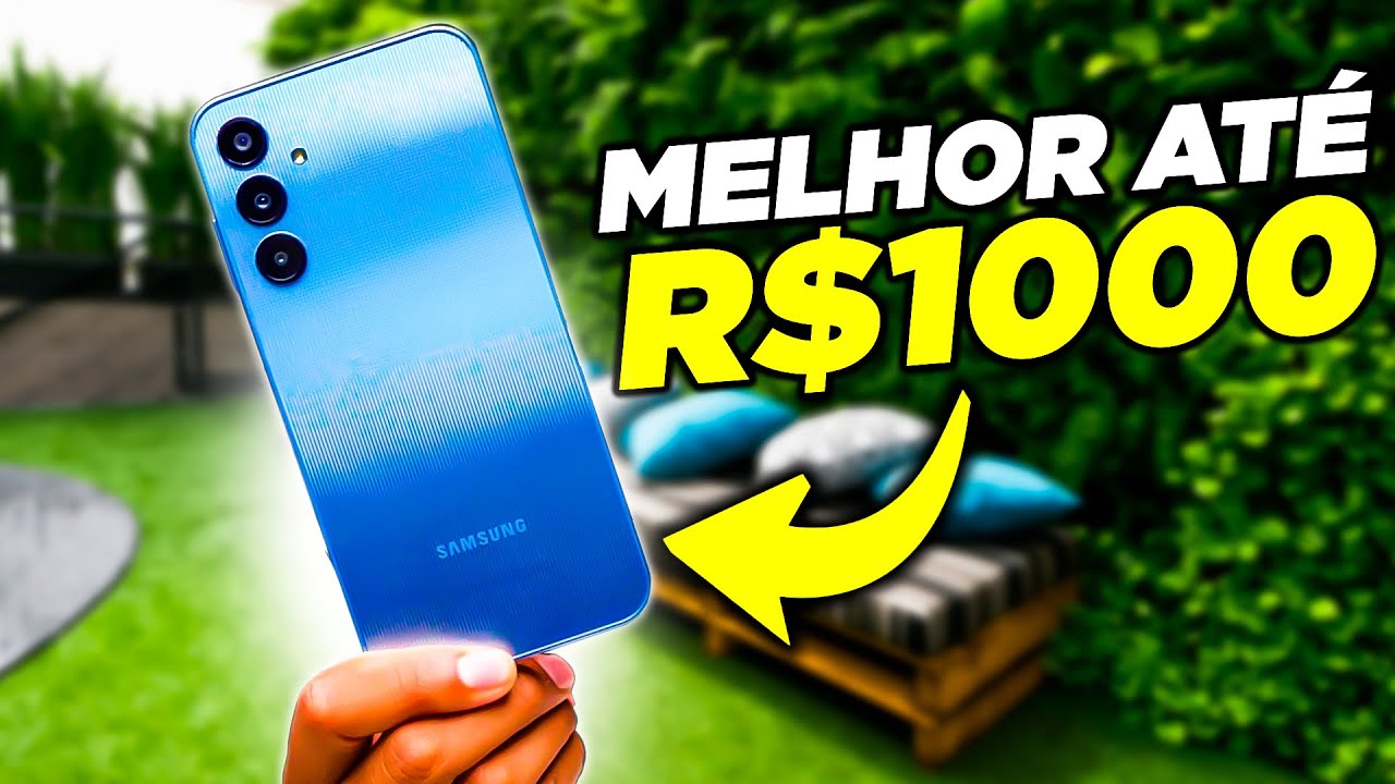 TOP 7 MELHORES Celulares até R$1000 CUSTO BENEFÍCIO em 2025!!!   BOM e BARATO