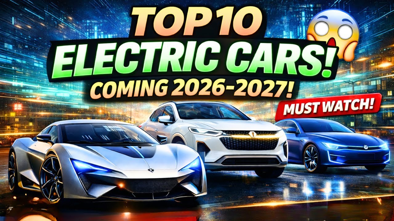Top 10 Upcoming Electric Cars of 2026–2027 That Will Shock the Auto Industry