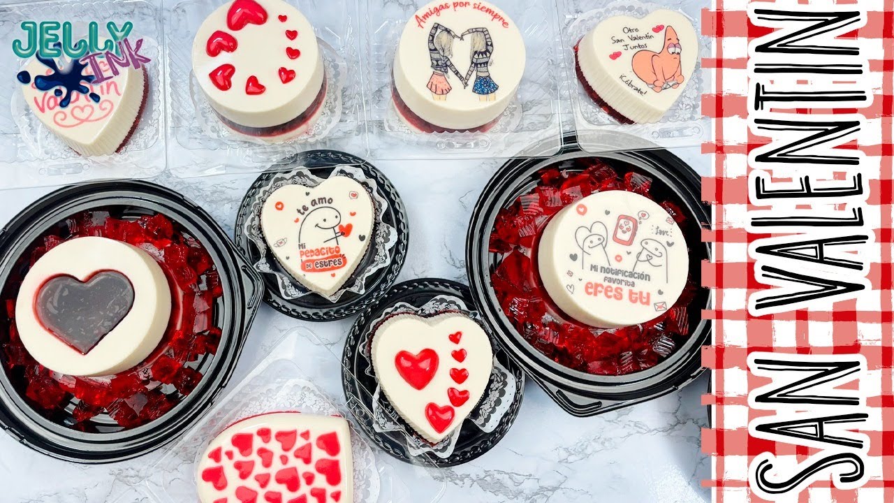 Gelatinas para venta | Amor y Amistad | San Valentín | Jelly Ink