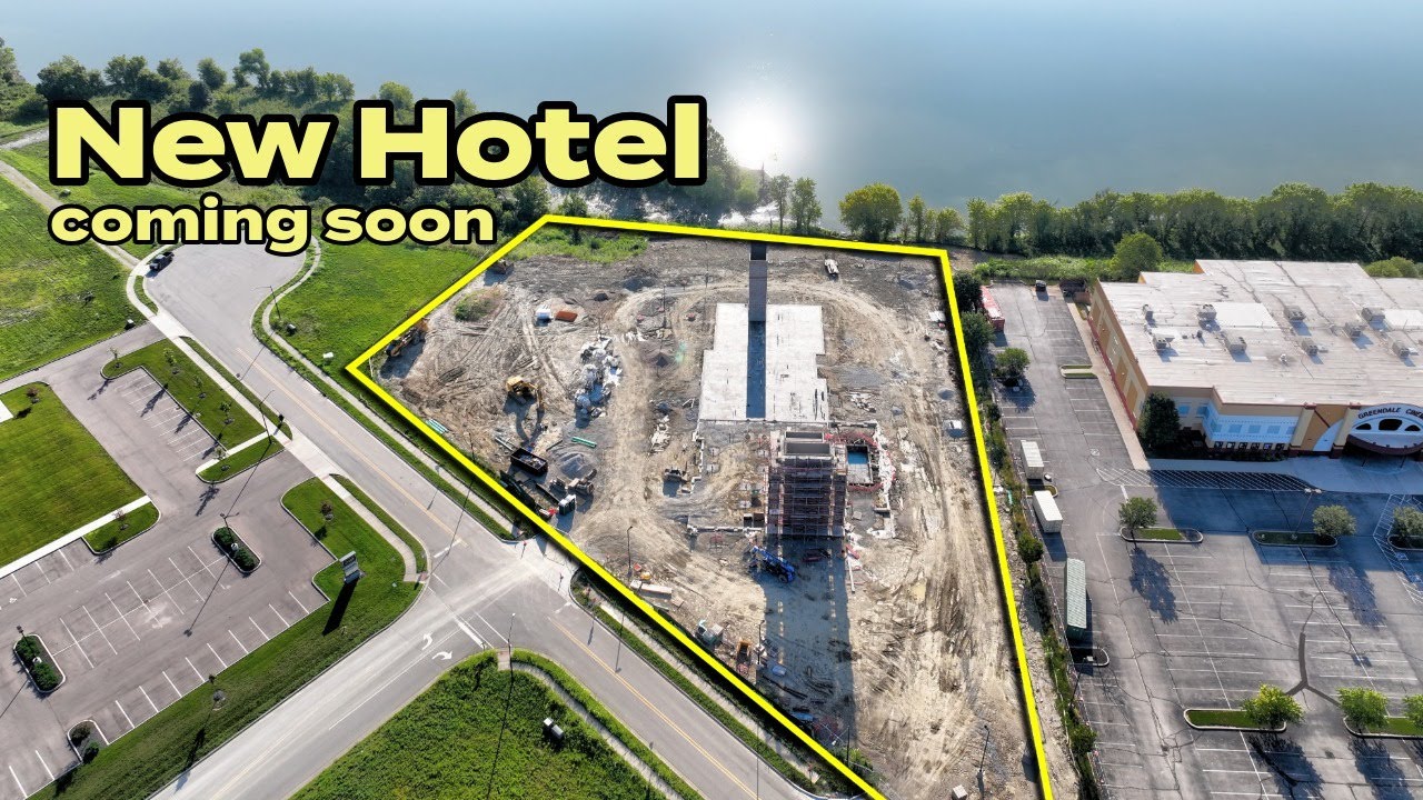Watch This Hotel Get Built Next to the River!