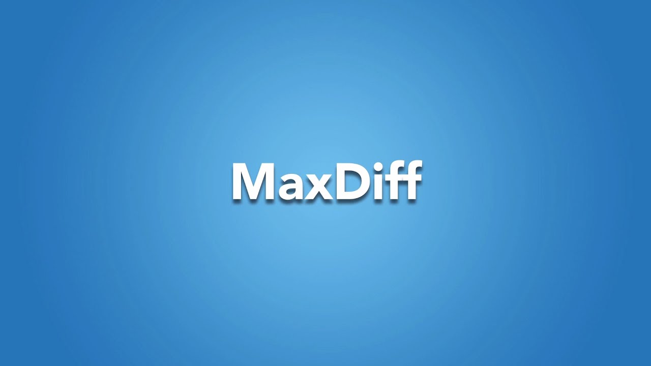 MaxDiff
