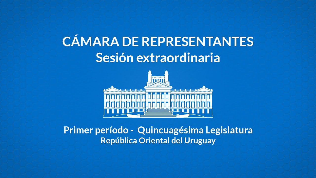 Cámara de Representantes. Sesión extraordinaria. Martes 16 diciembre de 2025, hora 10:00. Parte 01.