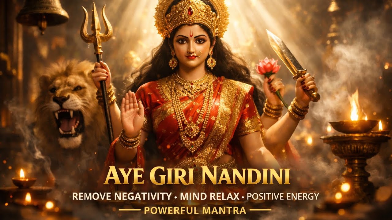 Aigiri Nandini Mahishasura Mardini | MantraAigiri Nandini The Fierce Energy of Devi  Powerful Mantra