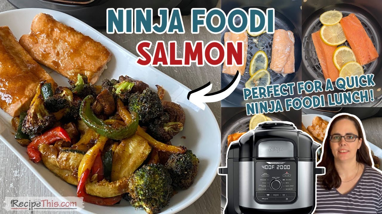 Ninja Foodi Salmon (including delicious sticky glaze)