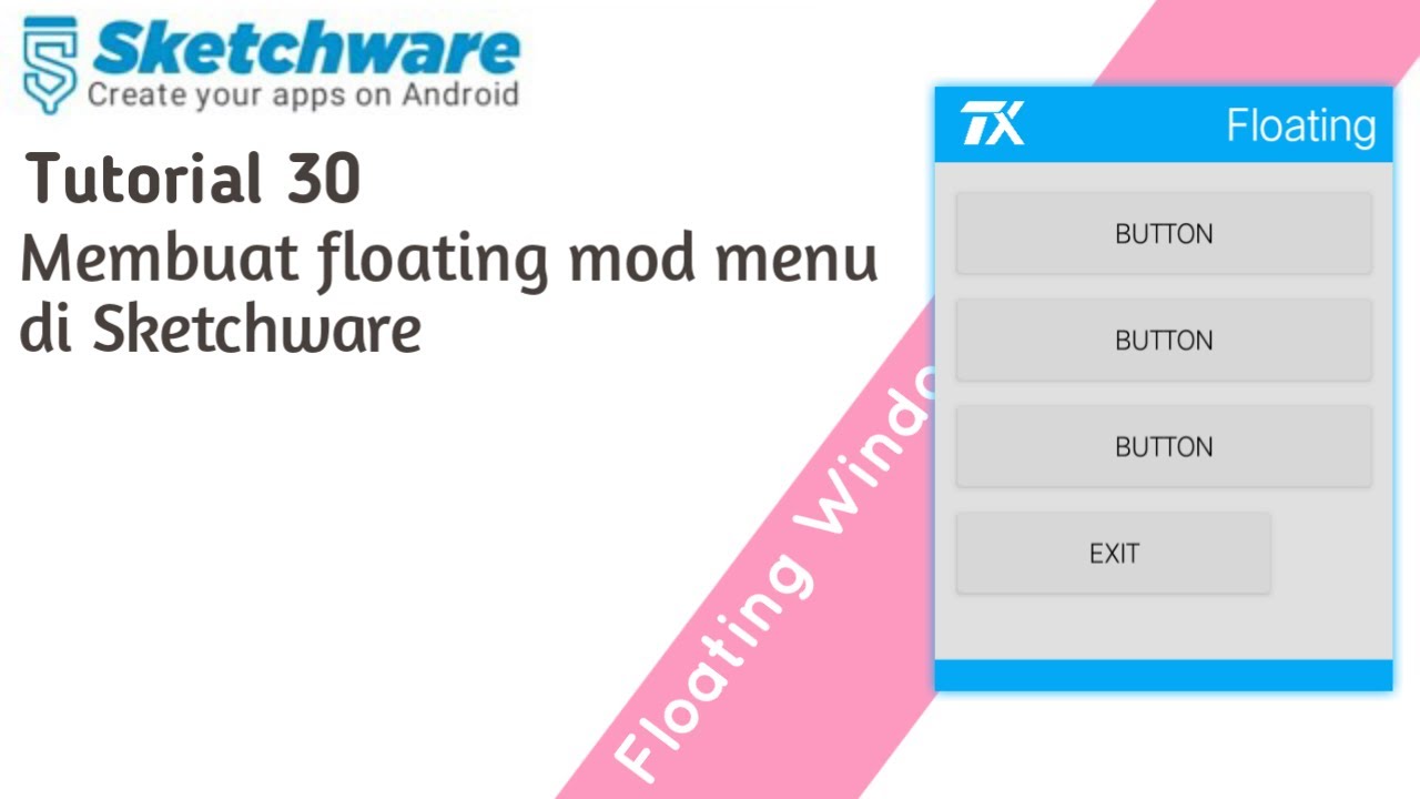 Membuat floating windows di sketchware