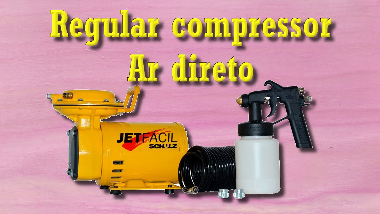Como regular compressor ar direto para pinturas