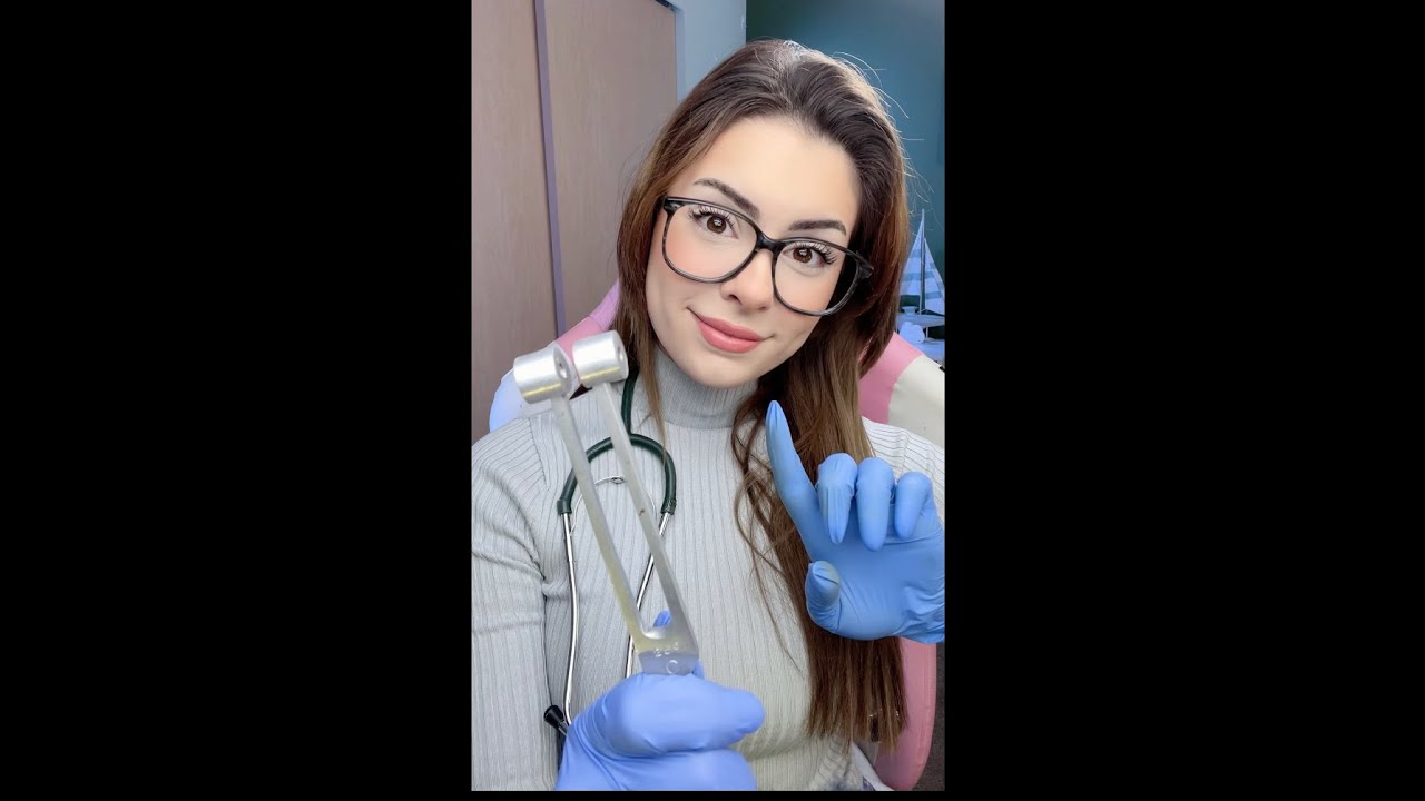 ASMR FASTEST EAR EXAM EVER #shorts medical exam, beep test, hearing exam