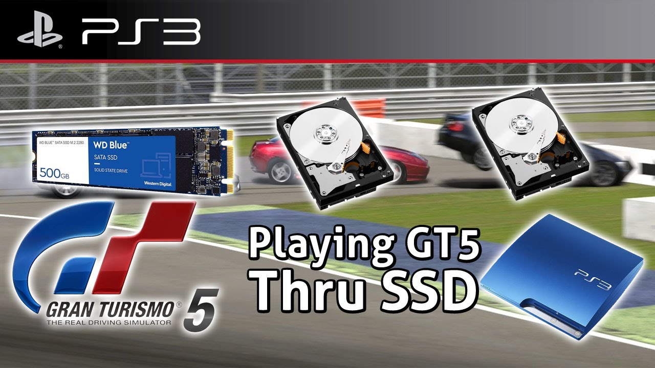 Playing Gran Turismo 5 on an SSD | PS3 60FPS Gameplay