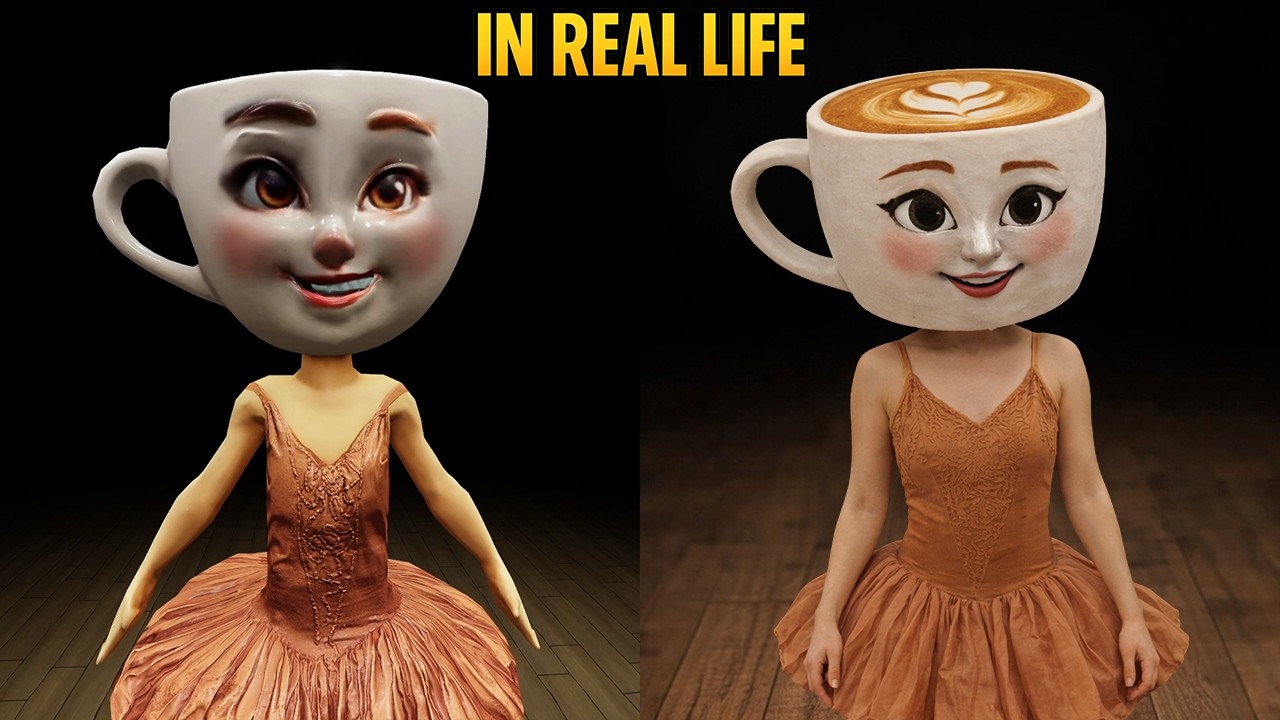 Enter Brainrot Ballerina Cappuccina EN LA VIDA REAL - Nueva actualización Roblox Todos los escenas