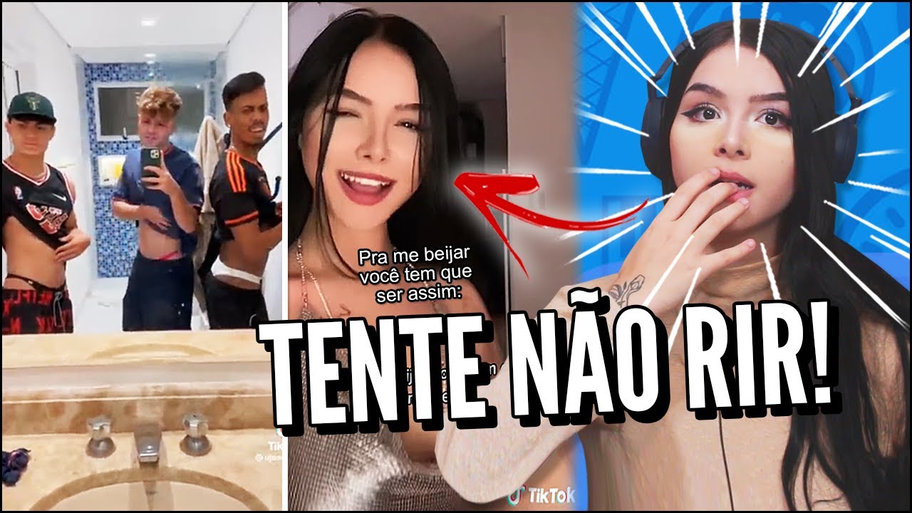JOVENS REAGEM A OS MELHORES TIK TOK DE COMÉDIA #13 - TENTE NÃO RIR - QUE QUE É ISSO YUNI?