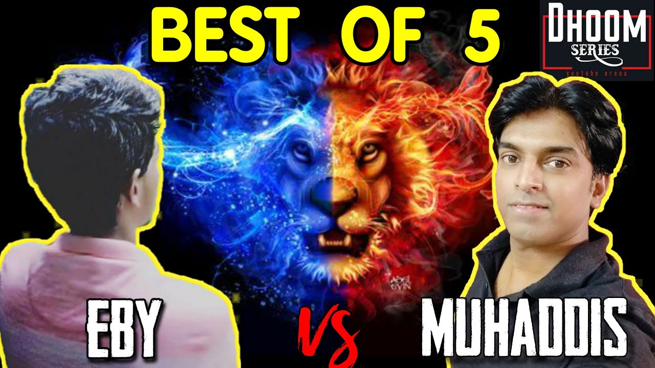 Carrom Disc Pool | EBY vs MUHADDIS | BEST OF 5 DHOOM SERIES | EBY