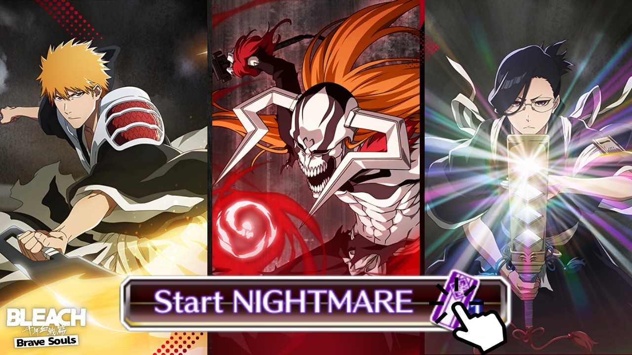 46s - 1/5 ICHIGO VL - NIGHTMARE RANGED SQUAD ZERO GUILD QUEST! | #Bleach #BleachBraveSouls #BBS