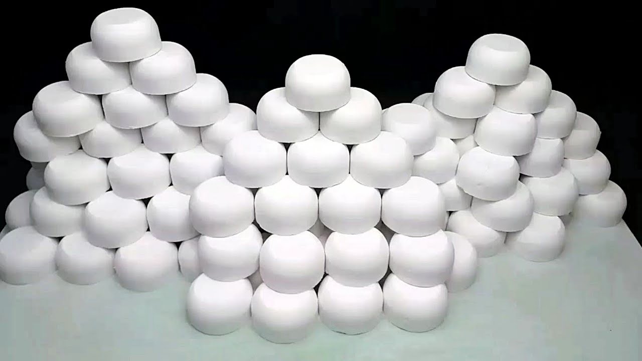 ASMR crunchy white baking soda for sleep
