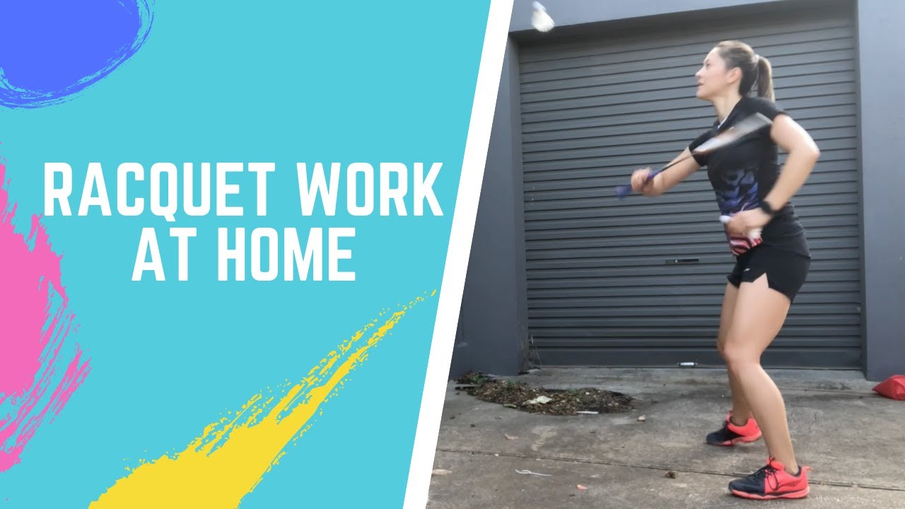 RACKET AND FOOTWORK SESSION Home Workout | Beginners + Advanced