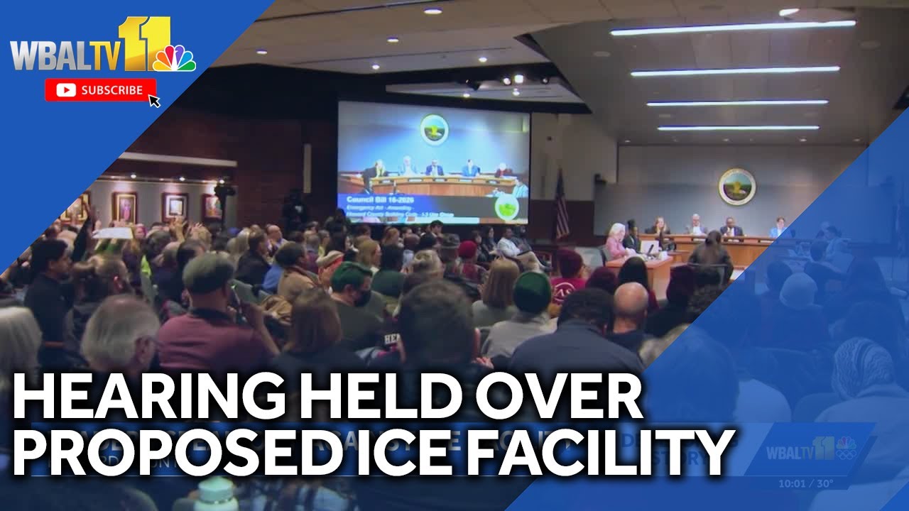 Hearing held in Howard County over proposed ICE facility