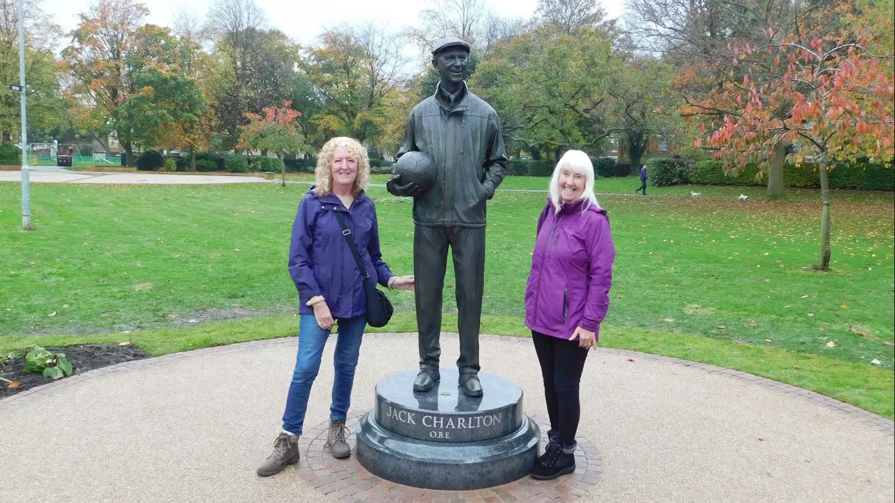 Jack Charlton statue unveiling at Ashington
