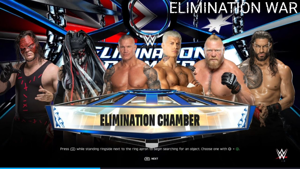 6-Man Elimination Chamber Match WWE 2K25 | Extreme Chaos & Brutal Finish