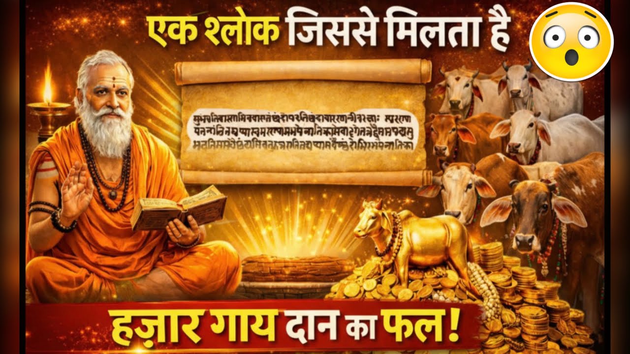 🙏🐄Ek Shlok se 1000 Gai daan ka fal  #krishna #bhajan #bhakti #bhajanmarg #srimadbhagavatam 