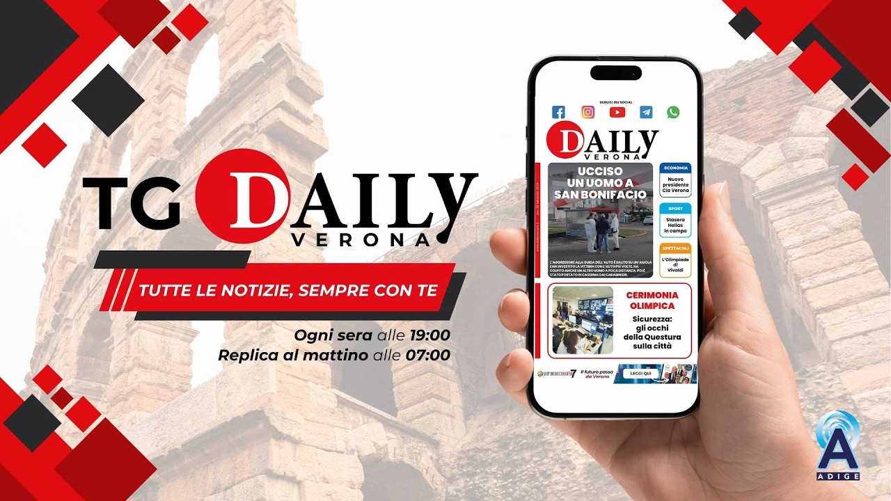 UCCISO UN UOMO A SAN BONIFACIO - TG DAILY 20.02.2026