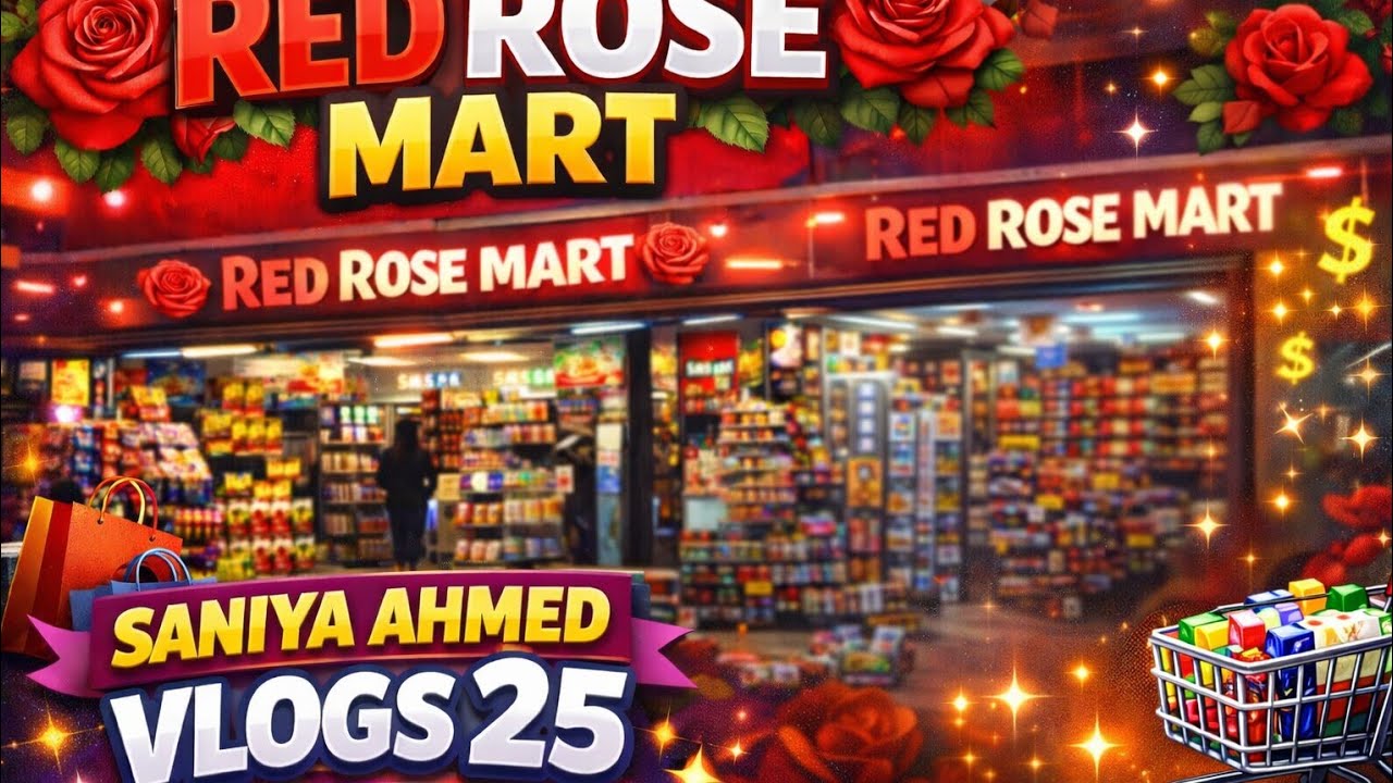 Aaj ham log 🌹Red 🌹Rose 🌹 Mart 🌹 gaye the#Viral#YouTube 👍🤩
