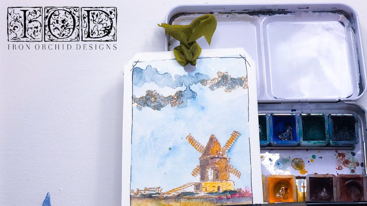 Masking, Stamping & Watercolor - IOD Summer Collection 2023