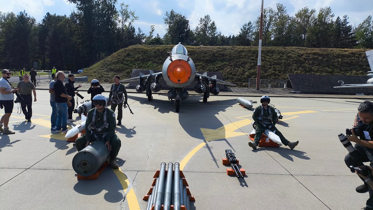 #su22 Media Day dotyczące zakończenia eksploatacji Su-22 w Lotnictwie Sił Zbrojnych RP #Mirosławiec