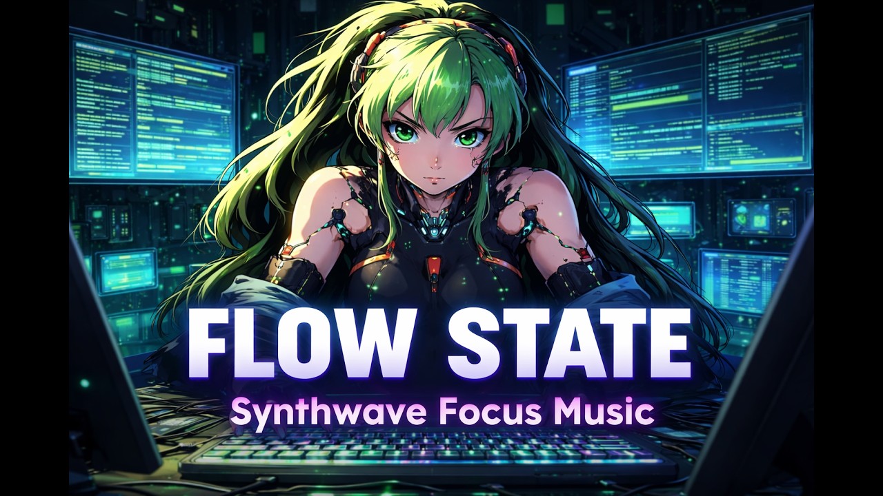 Synthwave Coding Music // Deep Focus Music for Programming & Study