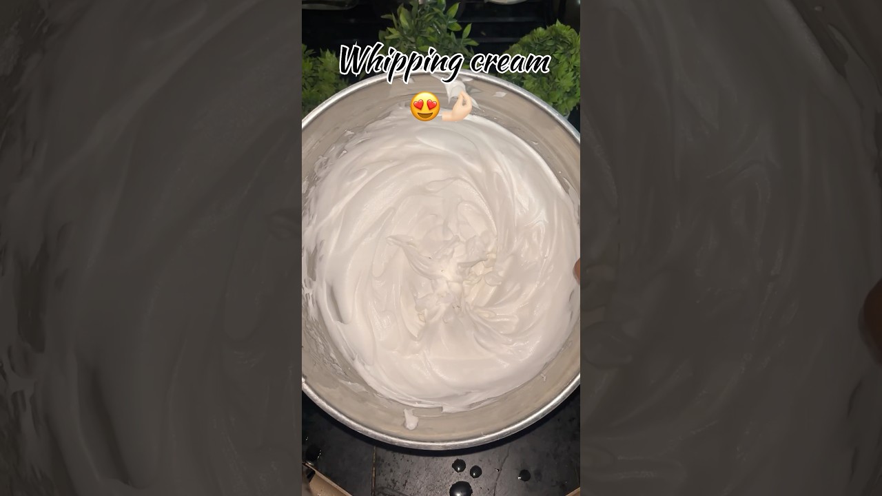 Whipping cream without cream 🫰🫰#food #explore #maayka  #cake #shorts #viralshorts #fyp #foryou