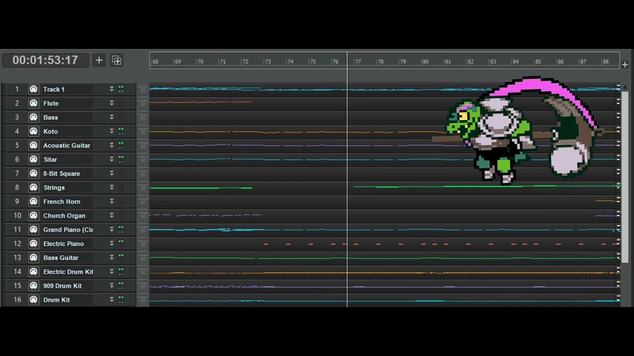 DELTARUNE CHAPTER 4 - Hammer of Justice (Pokémon Black and White 2 Soundfont)