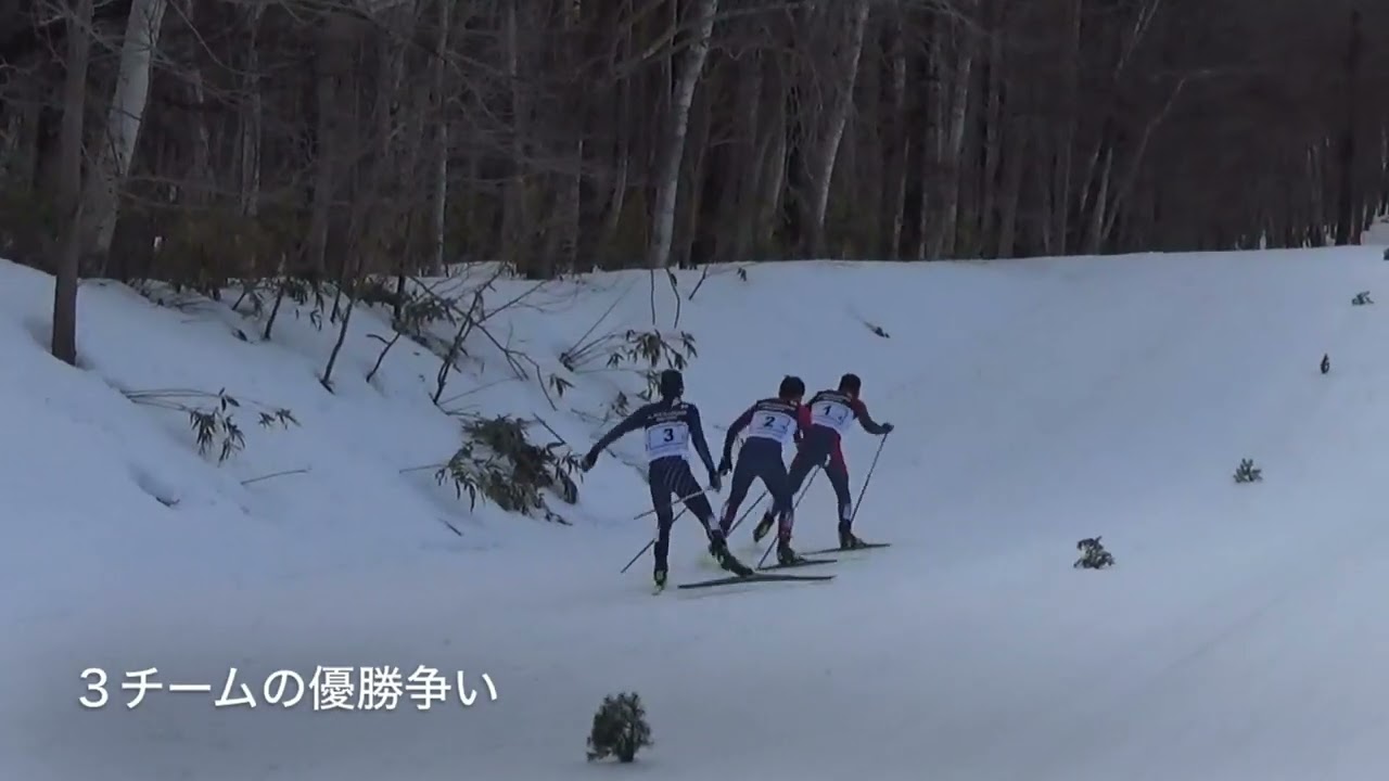 天皇杯第104回全日本スキー選手権大会クロスカントリースキー競技男子4×10kmリレー種目　2026.03.05