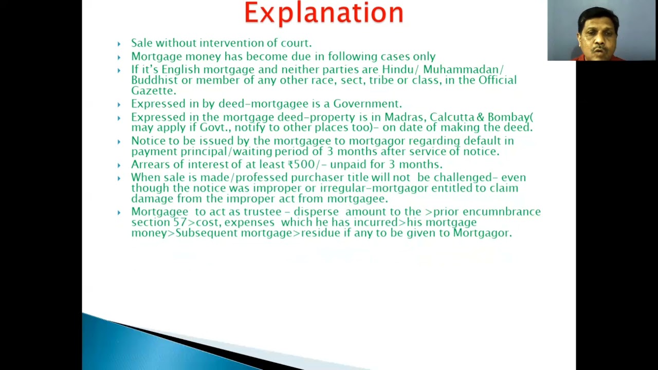 Section 69 of Transfer of Property Act 1882.
