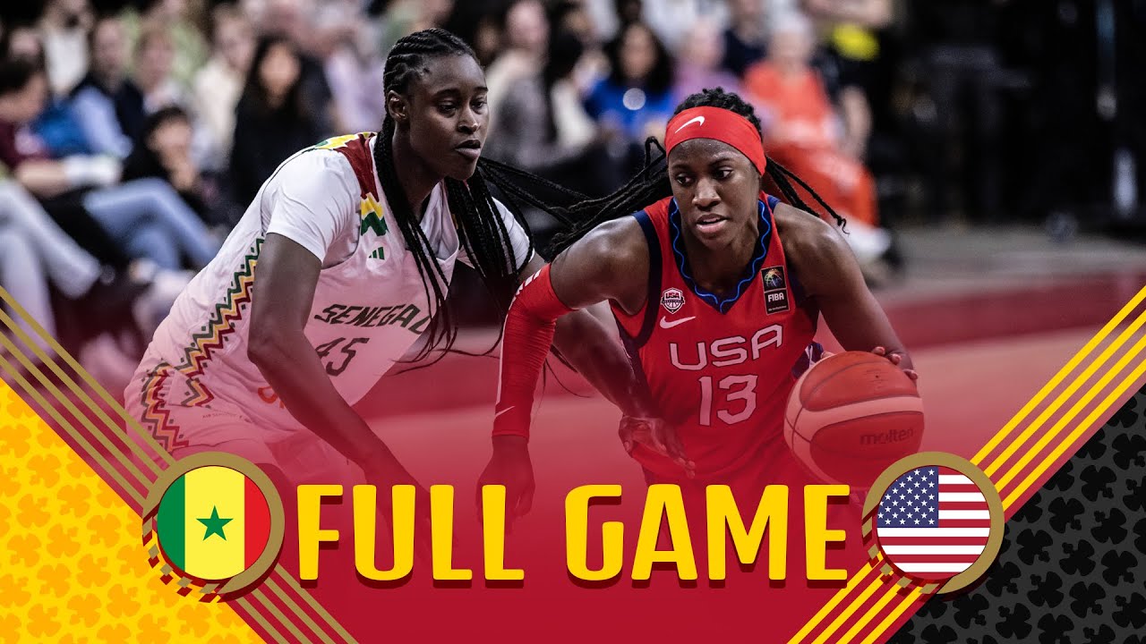 Senegal v USA | Full Basketball Game | FIBA Women's Olympic Qualifying Tournament Belgium 2024