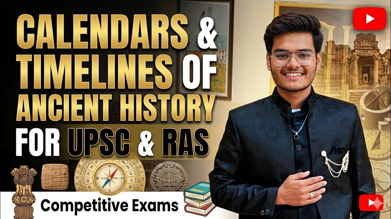 CALENDAR & TIMELINE (PRE+PROTO+HISTORIC) PERIOD & EVENT | ANCIENT HISTORY (PART-1) | DEEPAK SHARMA |