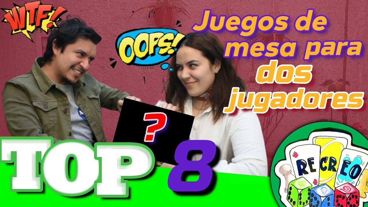 Juegos de Mesa para 2 jugadores TOP 8 | Los mejores Juegos de mesa para 2 Jugadores | Recreo Lúdico