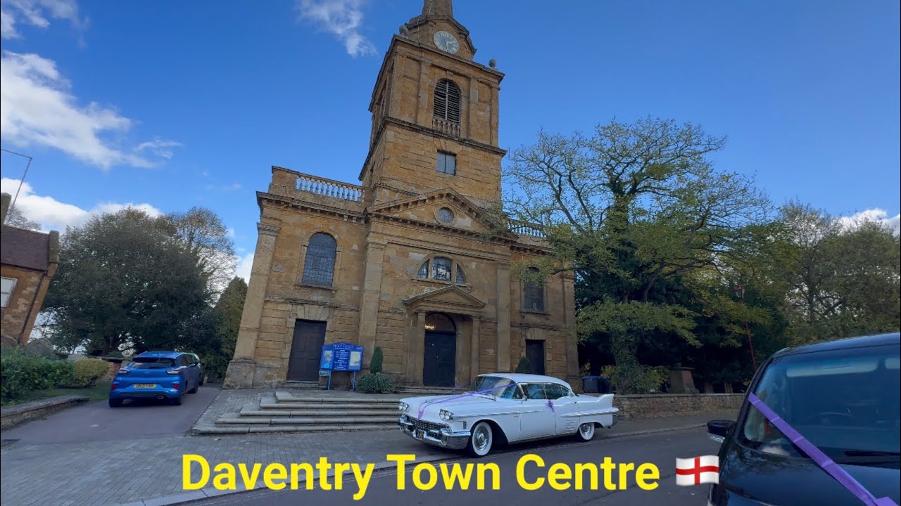 Walking Tour of Daventry Town Centre | Northamptonshire, England