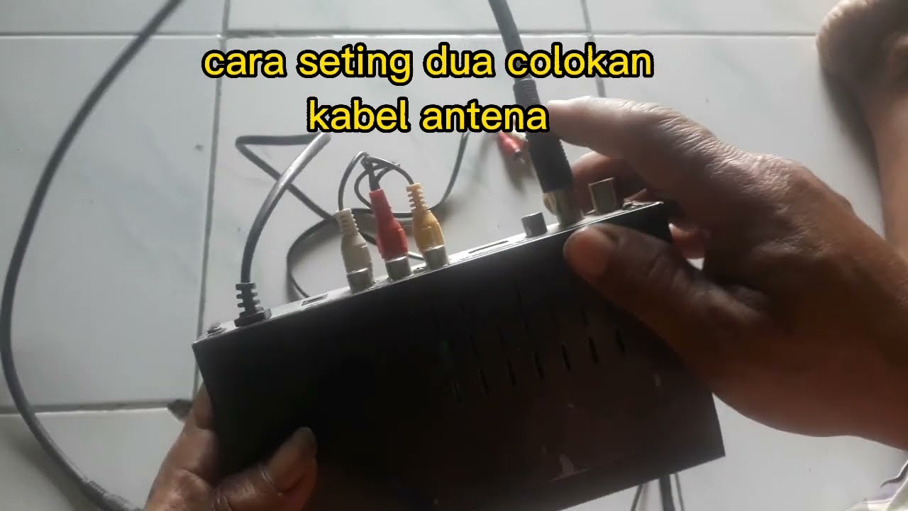 satu set tup box bisa untuk dua tv beda UHF