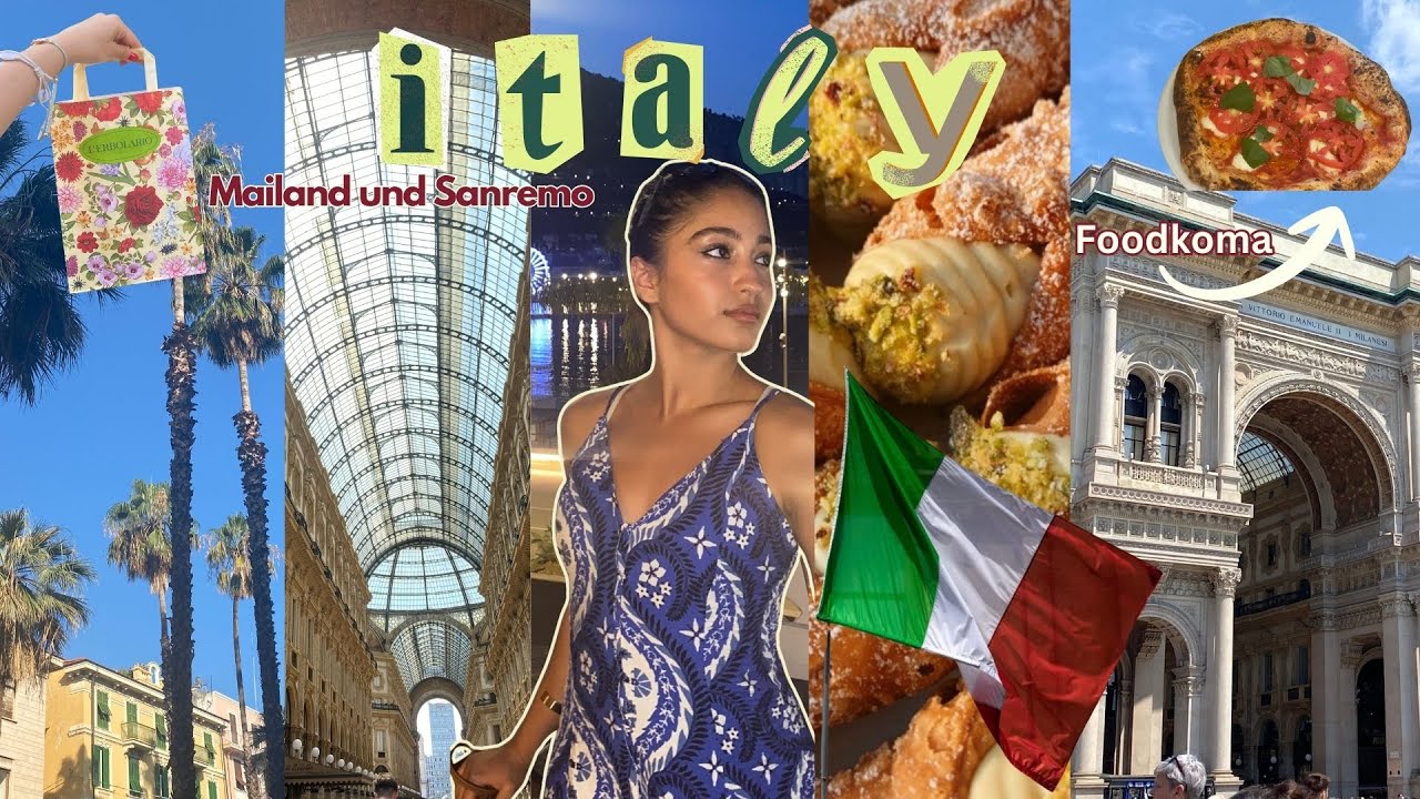 ITALY through my camera 🇮🇹🎞️ Mailand, Sanremo und Venti I Ece Gökcü