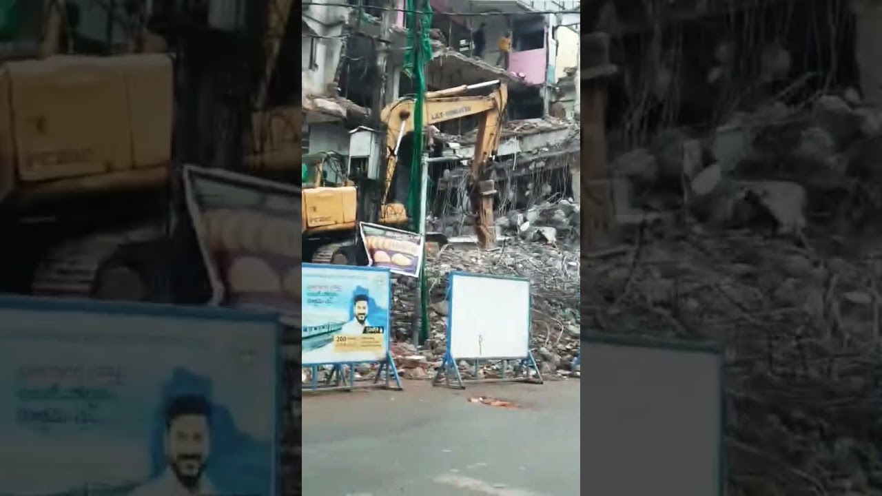 😱 Hyderabad Old City Demolition | Metro Development 2025 🚇