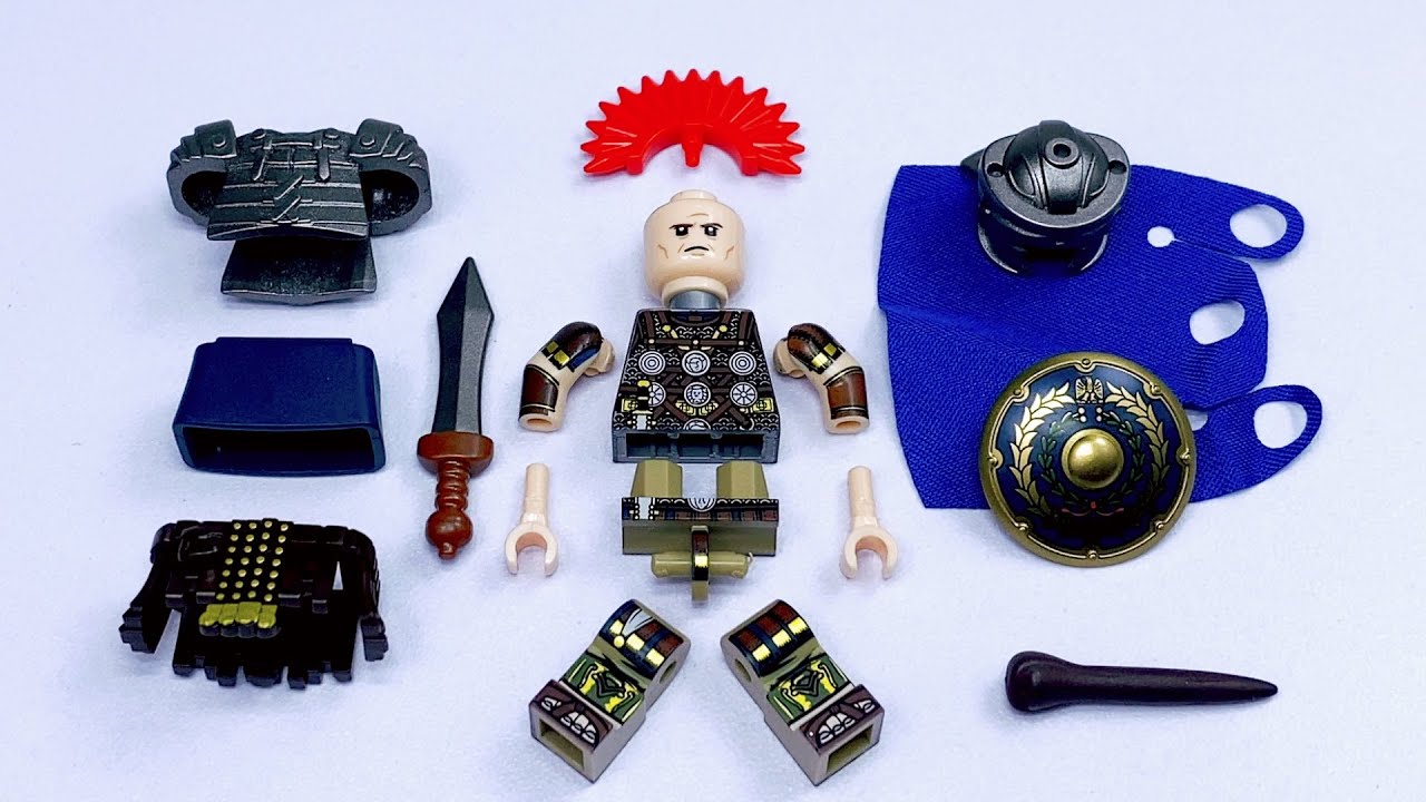 Пользовательский LEGO Римский Центурион | Неофициальные минифигурки Lego