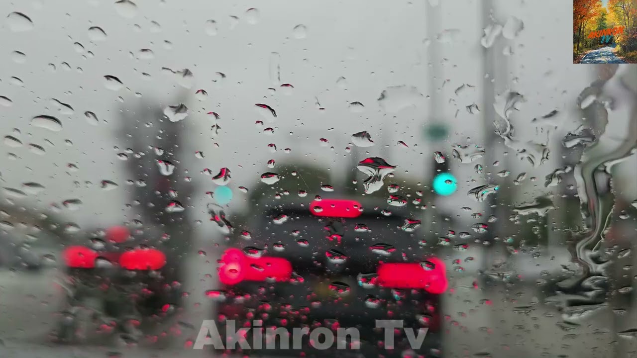 Driving Through A Rainy Day in Glendale