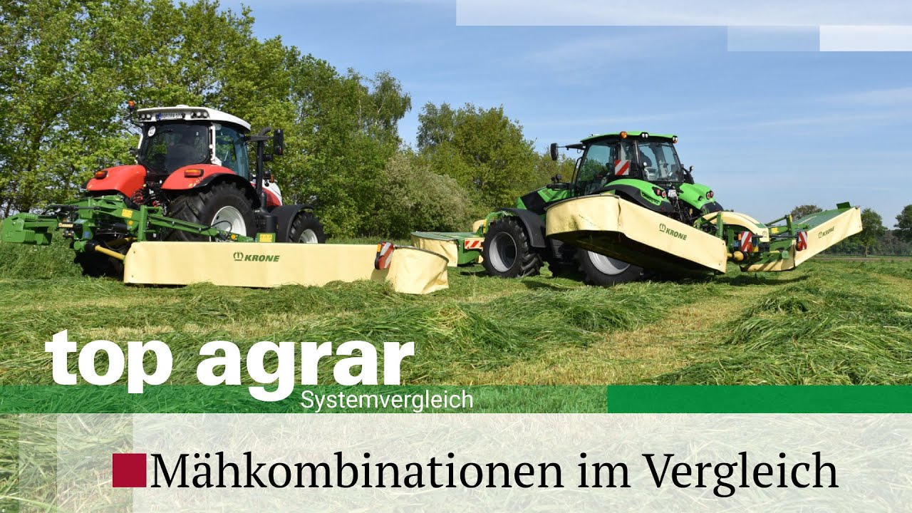 Schlagkraft beim Mähen: Mäht breiter günstiger? top agrar-Systemvergleich