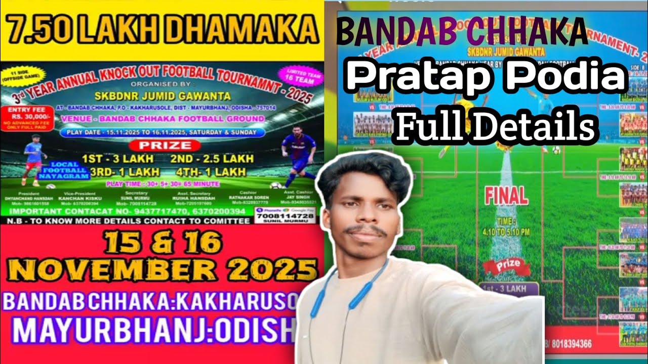 BANDAB CHHAKA PRATAP HANSDA KAJU DAHI FOOTBALL GROUND RENAH FULL DETAILS-2025