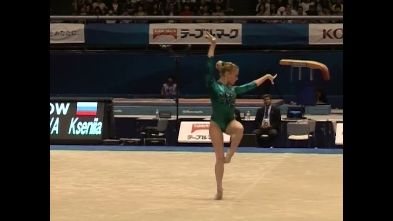 Ksenia Afanasyeva (RUS) 2011 Worlds EF FX