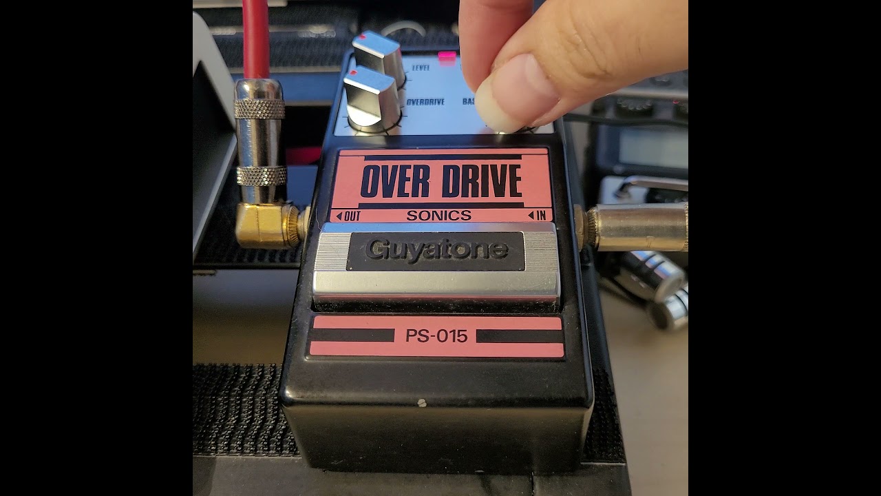 Test Guyatone PS-015 Overdrive Year 1983