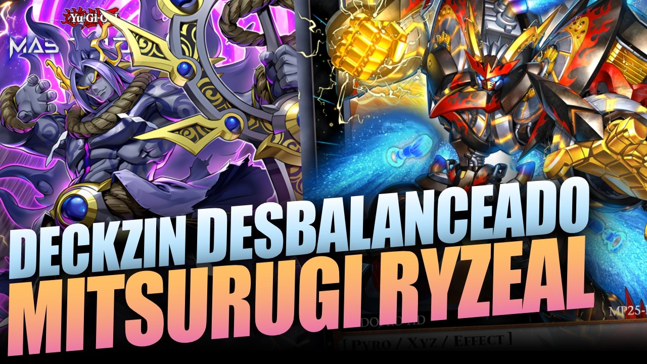Dlv Máximo com O MELHOR DECK do jogo! Misturugi Ryzeal ainda ESTÁ ABSURDO!┃Yu-Gi-Oh! MASTER DUEL