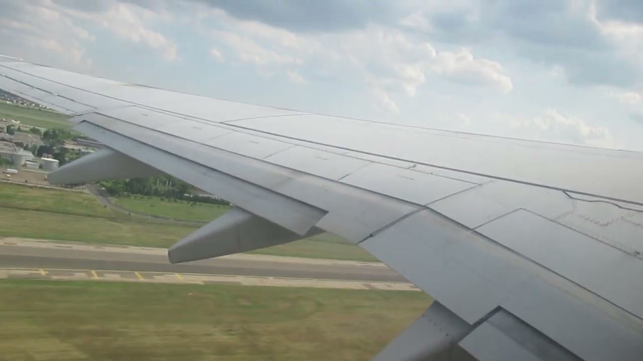 Take off from the Bucharest, Romania - June 2022