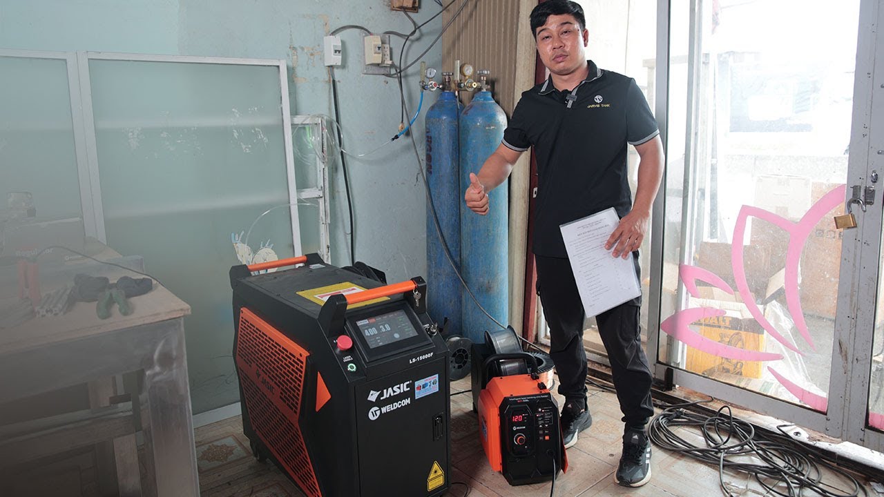 Jarvis Tank đầu tư MÁY HÀN CHÍNH HÃNG MỸ để phục vụ khách hàng HỒ CÁ CÔNG NGHỆ